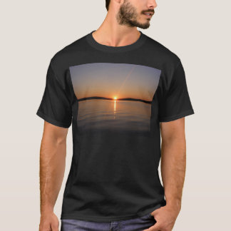 Camiseta Puesta del sol Maine del lago Madawaska