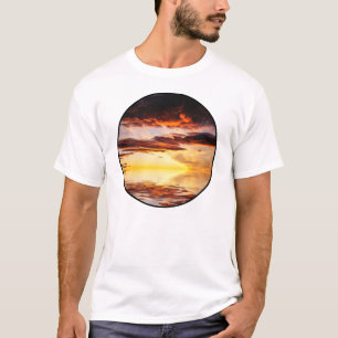 Camiseta Puesta del sol noruega