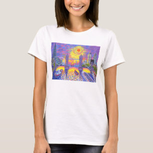 Camiseta Puesta del sol: Piscina de Londres 2013