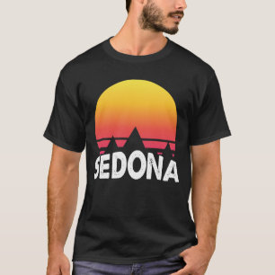 Camiseta Puesta del sol retra del desierto de Sedona