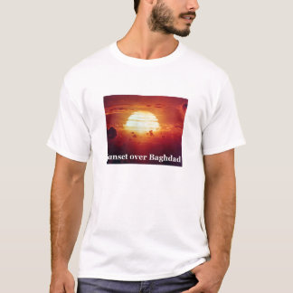 Camiseta Puesta del sol sobre Bagdad