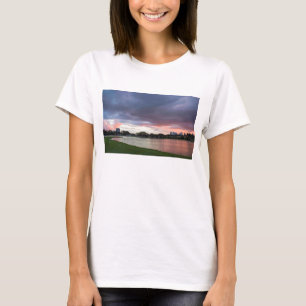Camiseta Puesta del sol sobre el parque