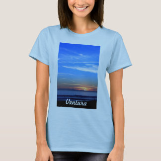 Camiseta Puesta del sol sobre la isla de Santa Cruz
