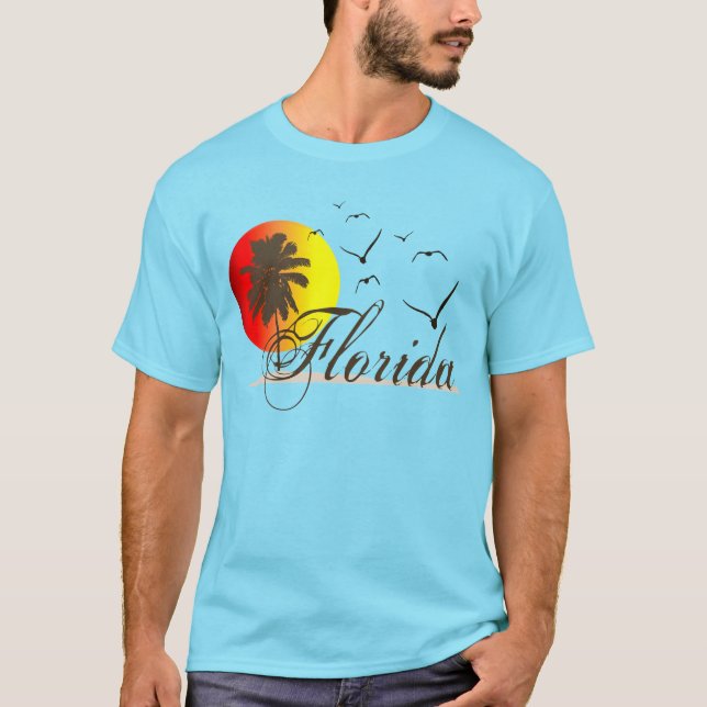 Camiseta Puestas del sol soleadas de la Florida (Anverso)