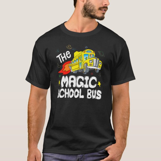 Camiseta Puesto del conductor del autobús de la Escuela Mág (Anverso)