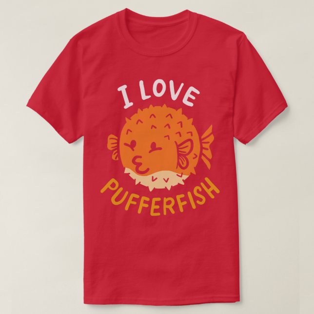 Camiseta Pufferfish Globefish Pufferfish Lover (Diseño del anverso)