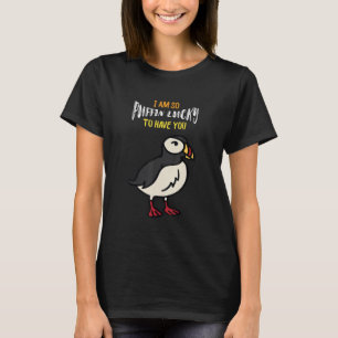 Camiseta Puffin Afortunado De Tener Aves De Aves Marinas