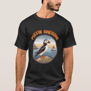 Camiseta Puffin Awesome Puffin Bird