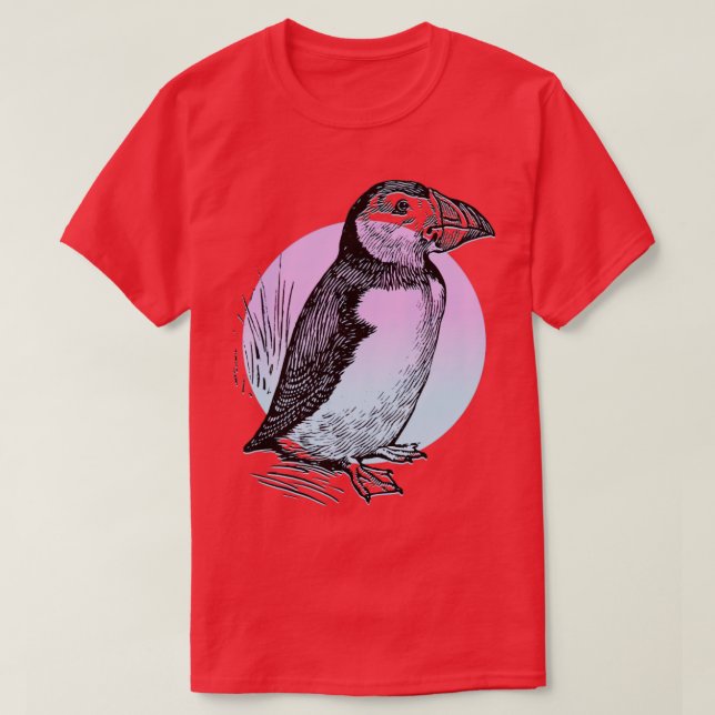 Camiseta Puffin bird1 (Diseño del anverso)