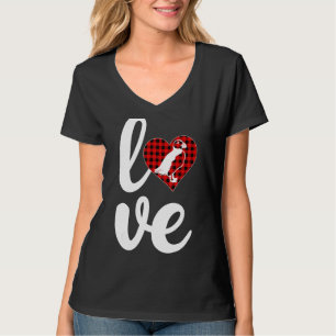 Camiseta Puffin Funny Búfalo Tocado Amor Puffin Valentine S