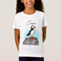 Puffin personalizado dibujado a mano