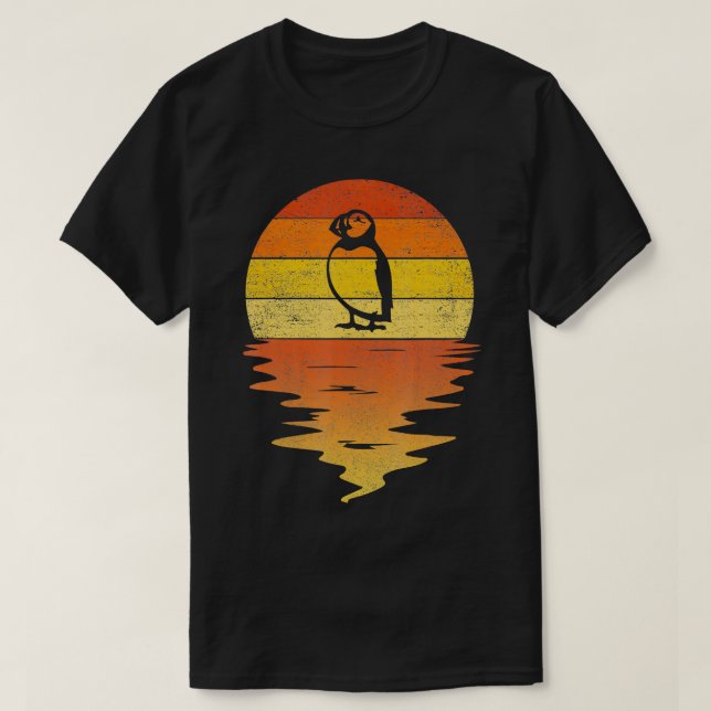 Camiseta Puffin retro de Puffin 70 (Diseño del anverso)
