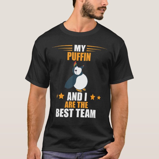 Camiseta Puffin Y I Aves De Mar (Anverso)