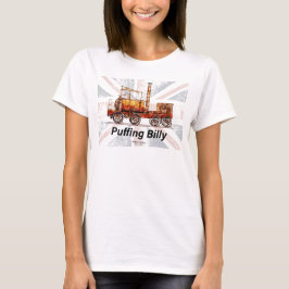 Camiseta Puffing Billy Steam Train English Locomotive