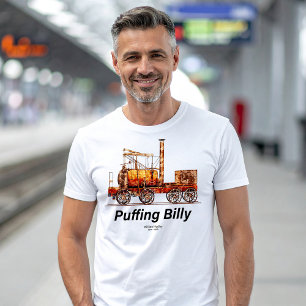 Camiseta Puffing Billy Steam Train English Locomotive