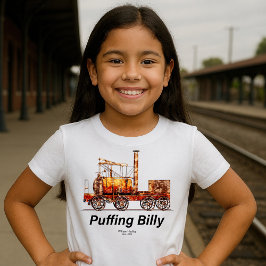 Camiseta Puffing Billy Steam Train English Locomotive