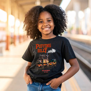 Camiseta Puffing Billy Steam Train English Locomotive