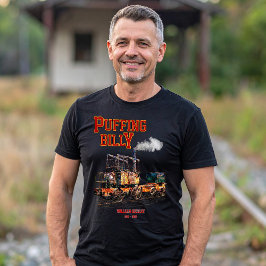 Camiseta Puffing Billy Steam Train English Locomotive