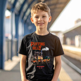 Camiseta Puffing Billy Steam Train English Locomotive