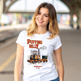 Camiseta Puffing Billy Steam Train English Locomotive