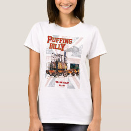 Camiseta Puffing Billy Steam Train English Locomotive