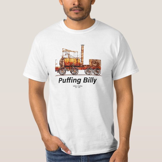 Camiseta Puffing Billy Steam Train English Locomotive (Anverso)