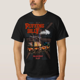 Camiseta Puffing Billy Steam Train English Locomotive