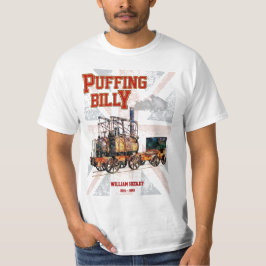 Camiseta Puffing Billy Steam Train English Locomotive