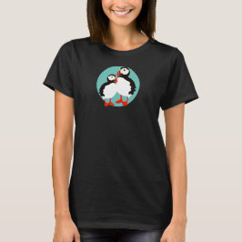 Camiseta puffins lady
