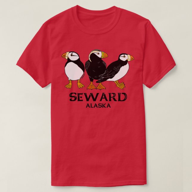Camiseta Puffins Seward AK