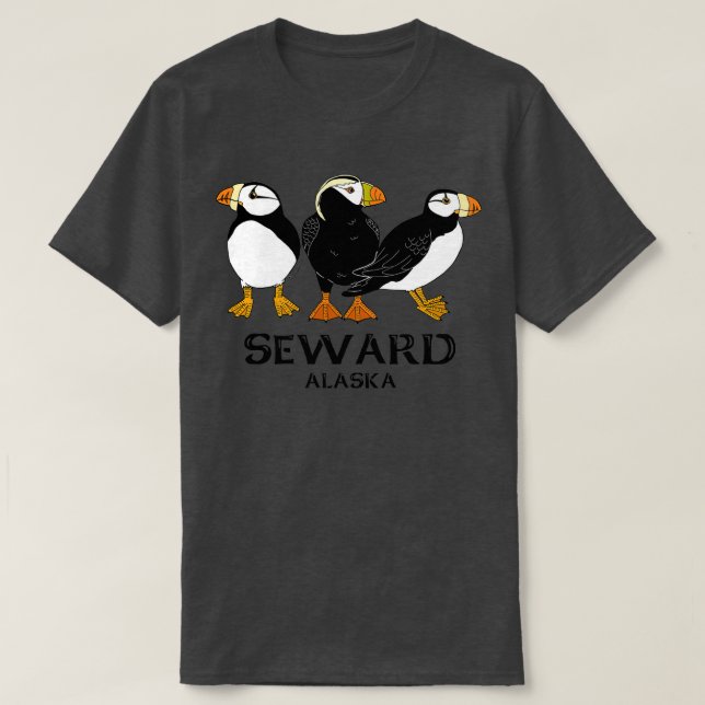 Camiseta Puffins Seward AK