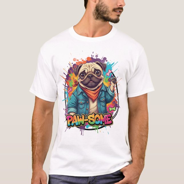 Camiseta Pug (Anverso)