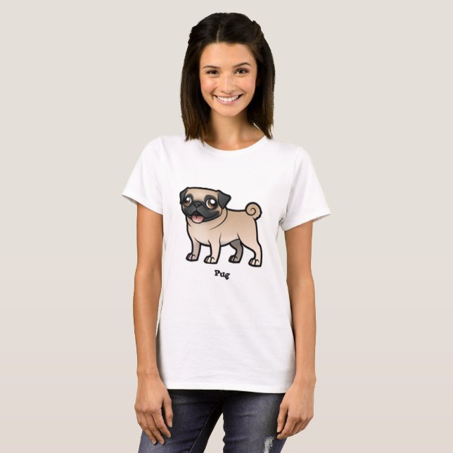 Camiseta Pug (Anverso completo)