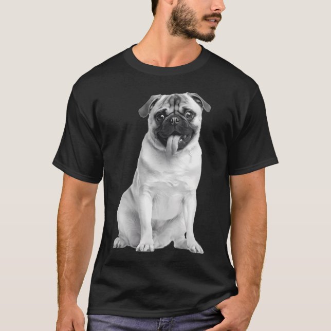 Camiseta Pug 02 (Anverso)
