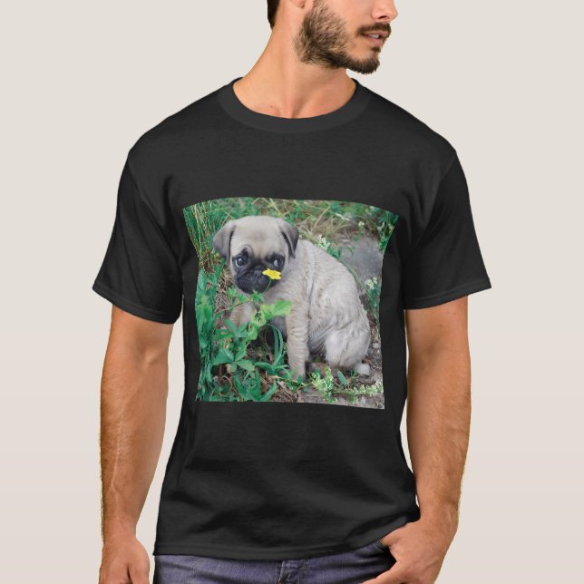 Camiseta Pug adorable (Anverso)