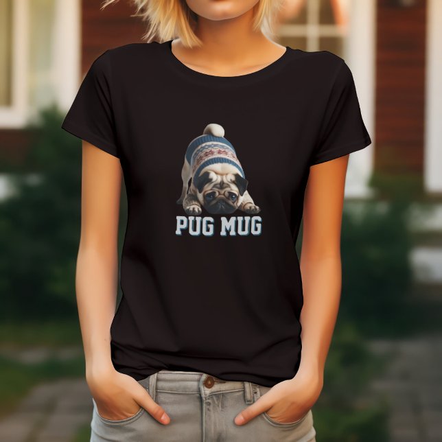 Camiseta Pug Adorable  (Subido por el creador)