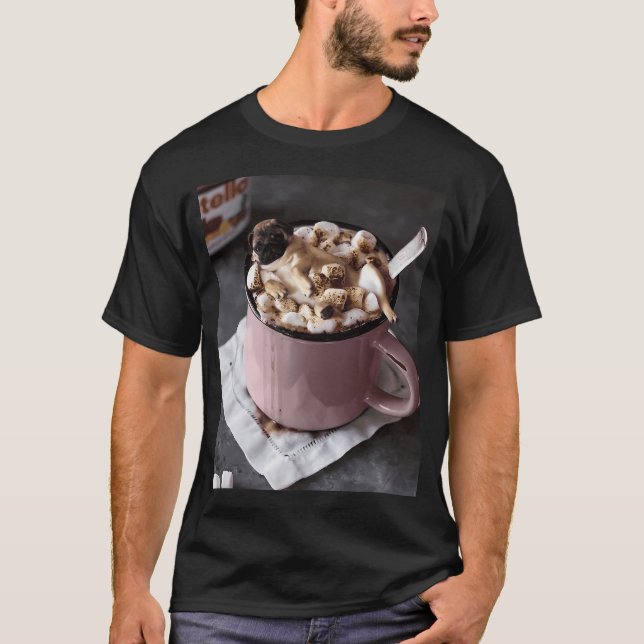 Camiseta Pug adorable bebe malvavisco (Anverso)