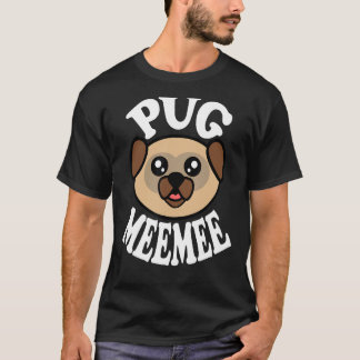 Camiseta Pug adorable Meemee