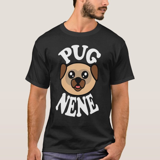 Camiseta Pug adorable Nene (Anverso)