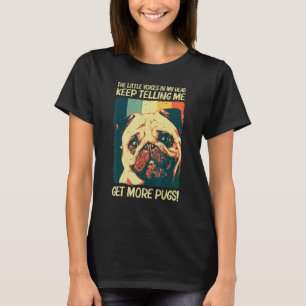 Camiseta Pug Adorable Para Hombres Mujeres Mascota Perro Ca
