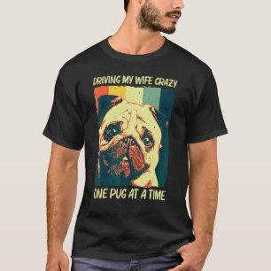 Camiseta Pug Adorable Para Hombres Niños Mascota Perro Cach