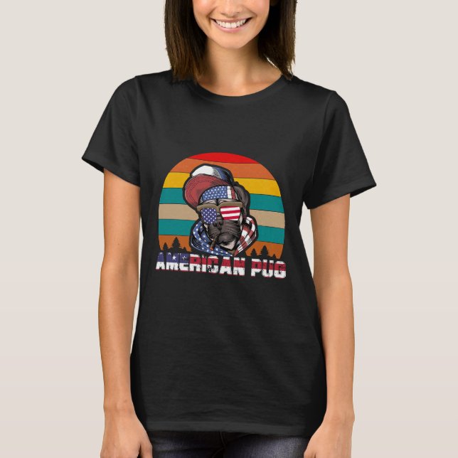 Camiseta Pug Americano 149 (Anverso)
