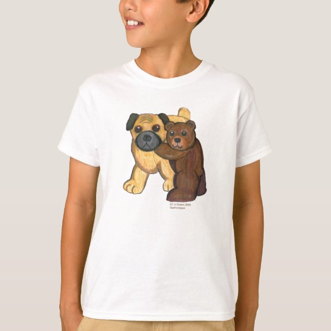 Camiseta Pug and Bear (Anverso)