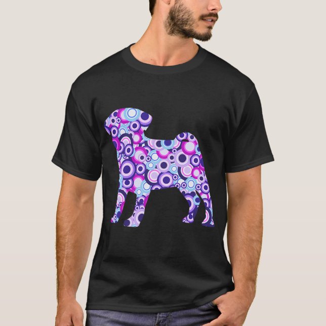Camiseta Pug - Arte Animal (Anverso)