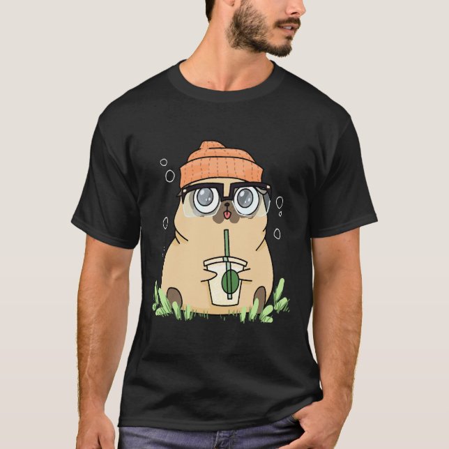 Camiseta Pug Beanie 476 (Anverso)