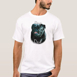 Camiseta Pug (blk) Dad 2