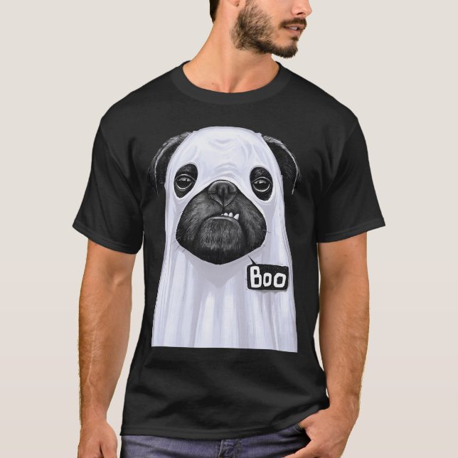 Camiseta Pug Boo (Anverso)