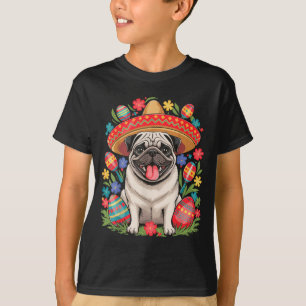 Camiseta Pug cinco de mayo 