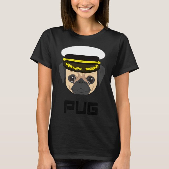 Camiseta pug Clásico 343 (Anverso)