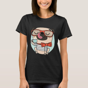 Camiseta Pug clásico adorable 226
